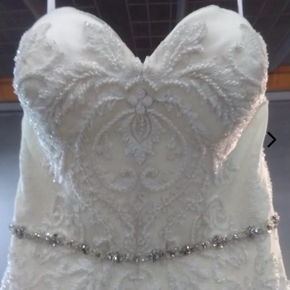 Winnie Couture, Light Ivory, Size 8 NEW Wedding Dress